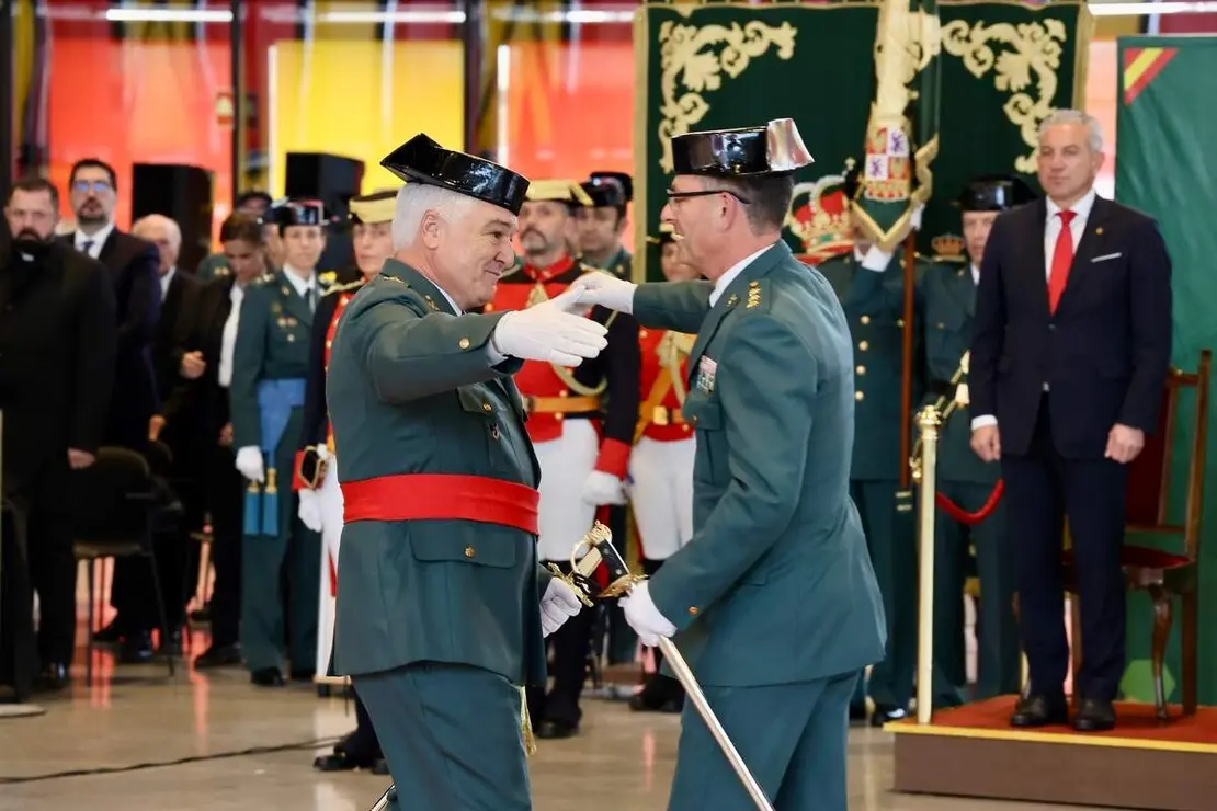 La directora general de la Guardia Civil, Mercedes Gonz&aacute;lez, preside el acto de toma de posesi&oacute;n del general de Brigada, Miguel S&aacute;nchez Guerrero, como nuevo jefe de la Zona de Castilla y Le&oacute;n