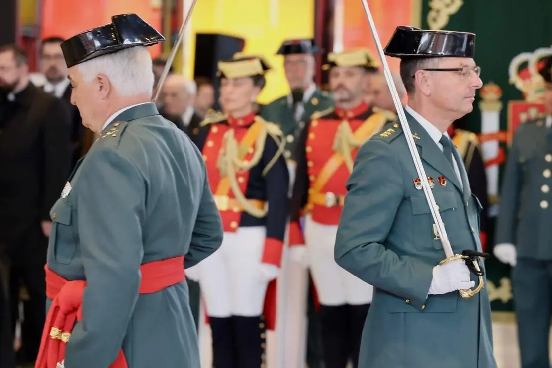 La directora general de la Guardia Civil, Mercedes Gonz&aacute;lez, preside el acto de toma de posesi&oacute;n del general de Brigada, Miguel S&aacute;nchez Guerrero, como nuevo jefe de la Zona de Castilla y Le&oacute;n