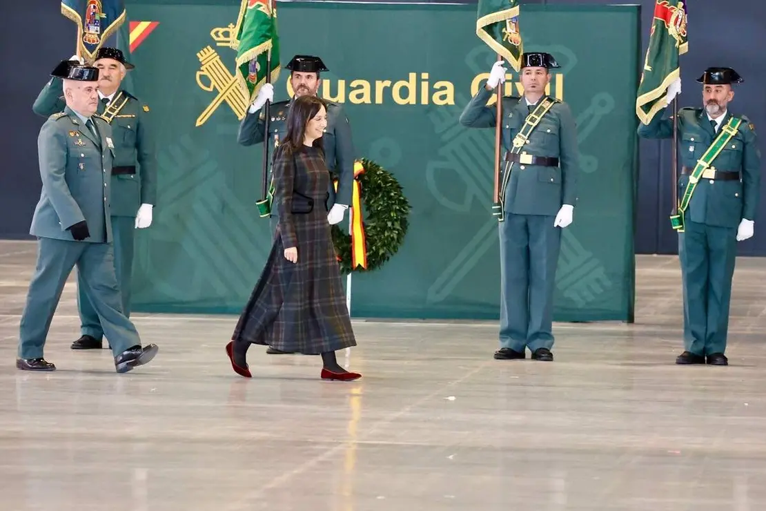 La directora general de la Guardia Civil, Mercedes Gonz&aacute;lez, preside el acto de toma de posesi&oacute;n del general de Brigada, Miguel S&aacute;nchez Guerrero, como nuevo jefe de la Zona de Castilla y Le&oacute;n