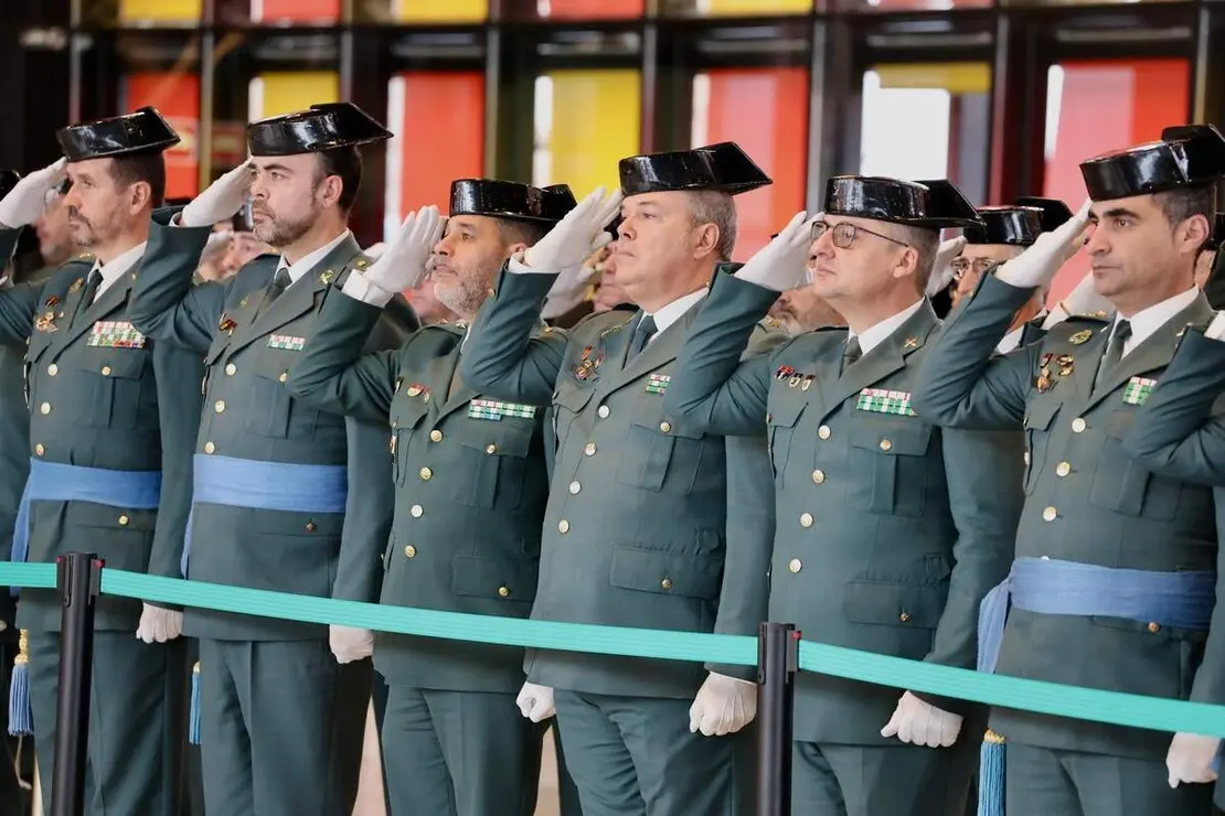 La directora general de la Guardia Civil, Mercedes Gonz&aacute;lez, preside el acto de toma de posesi&oacute;n del general de Brigada, Miguel S&aacute;nchez Guerrero, como nuevo jefe de la Zona de Castilla y Le&oacute;n