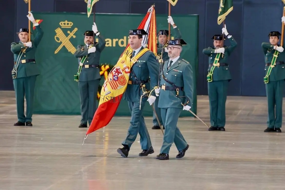 La directora general de la Guardia Civil, Mercedes Gonz&aacute;lez, preside el acto de toma de posesi&oacute;n del general de Brigada, Miguel S&aacute;nchez Guerrero, como nuevo jefe de la Zona de Castilla y Le&oacute;n