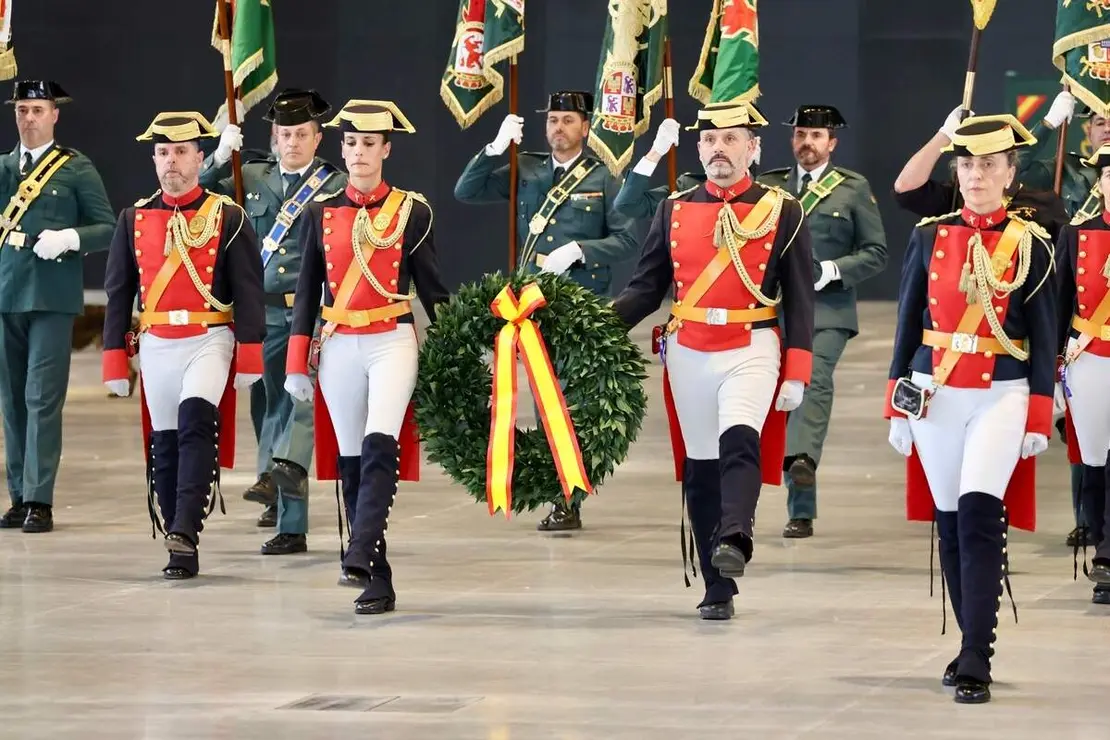 La directora general de la Guardia Civil, Mercedes Gonz&aacute;lez, preside el acto de toma de posesi&oacute;n del general de Brigada, Miguel S&aacute;nchez Guerrero, como nuevo jefe de la Zona de Castilla y Le&oacute;n