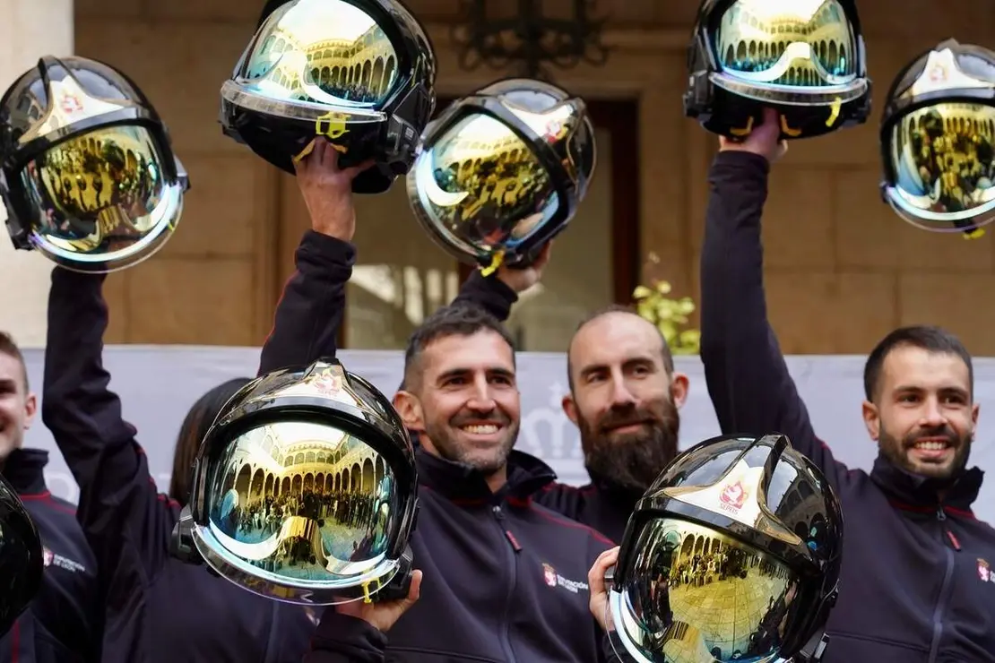 Acto de recibimiento a los 25 nuevos bomberos del Servicio de Prevenci&oacute;n, Extinci&oacute;n de Incendios y Salvamento de la Diputaci&oacute;n de Le&oacute;n