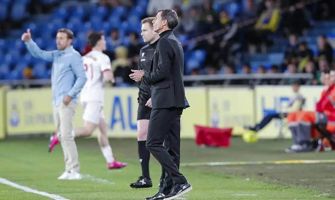 Ziganda, durante un lance del partido.