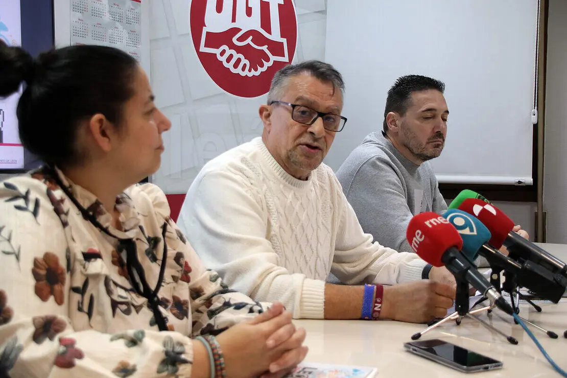 Enrique Reguero &Aacute;lvarez, secretario general provincial de UGT Le&oacute;n, hace balance del a&ntilde;o y presenta el Programa Servicio de Tramitaci&oacute;n Digital firmado con Ayuntamiento de la capital