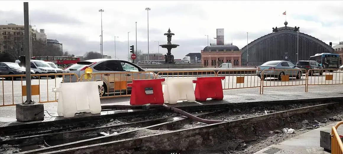 MADRID. VIAS TRANVIARIAS ENTERRADAS