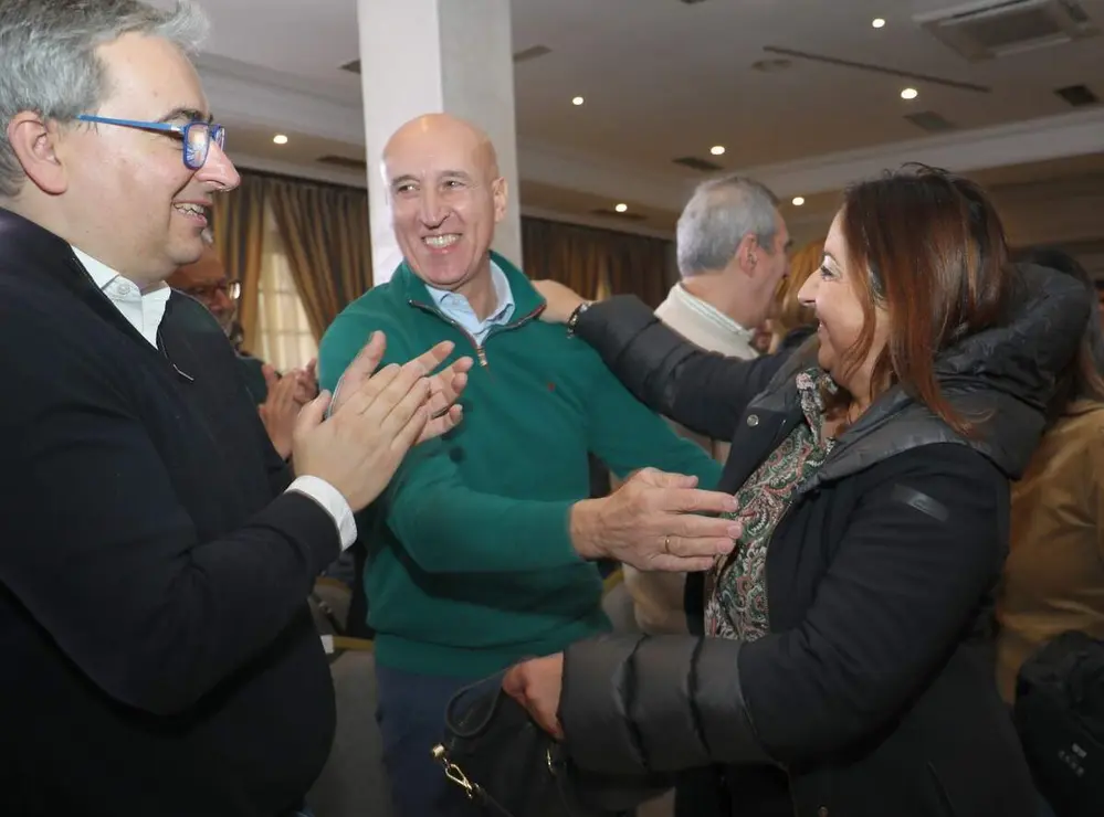 El PSOE de Castilla y Le&oacute;n re&uacute;ne en Palencia al Consejo de Alcaldes,  en la imagen momentos de la inauguraci&oacute;n con la participaci&oacute;n del secretario general del PSCyL y candidato a la Presidencia de la Junta, Carlos Mart&iacute;nez; de la nueva presidenta del  Consejo, y alcaldesa de Palencia, Miriam Andr&eacute;s, entre otros