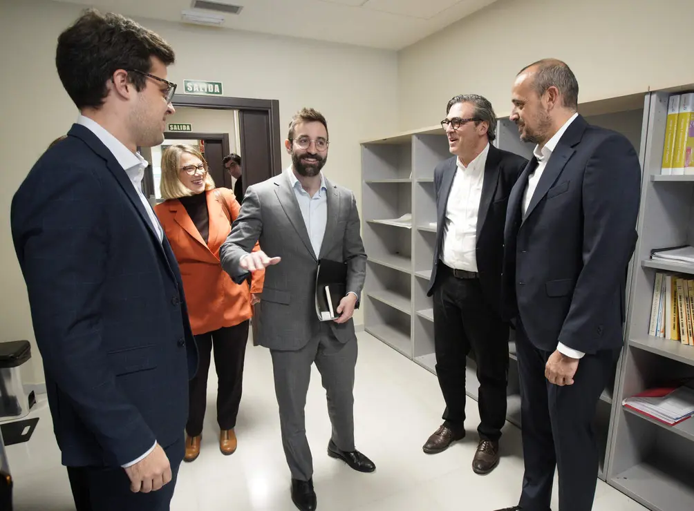 El secretario de Estado de Energ&iacute;a, Joan Groizard, durante la inauguraci&oacute;n del Laboratorio de Ciberseguridad Industrial de Ciuden