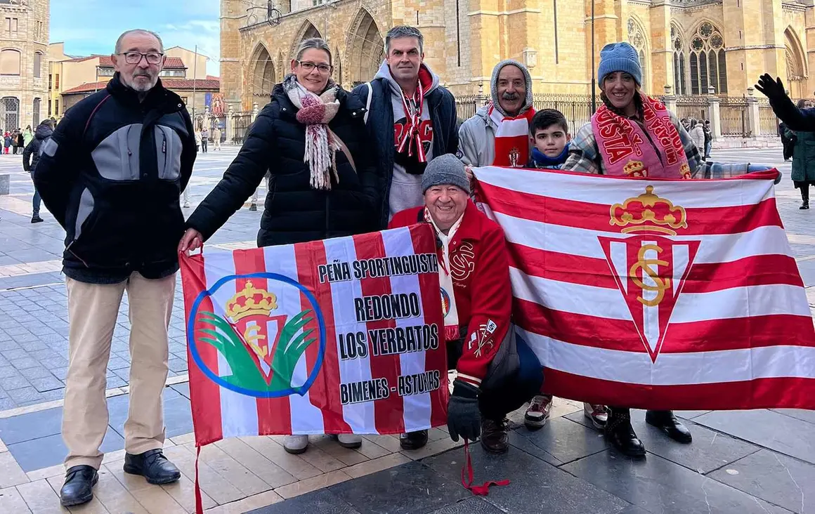 Hoy s&aacute;bado ya es d&iacute;a de f&uacute;tbol grande para el sportinguismo (y para el culturalismo). Desde primera hora, miles de aficionados se han dejado ver por las calles de Le&oacute;n.
