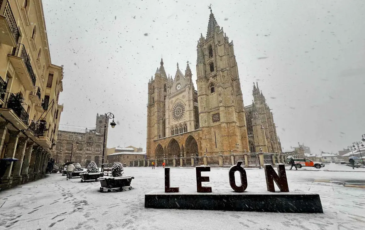 Nieve en Le&oacute;n (1)