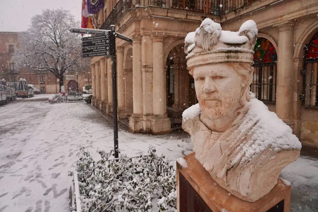 Nieve en Le&oacute;n (2)