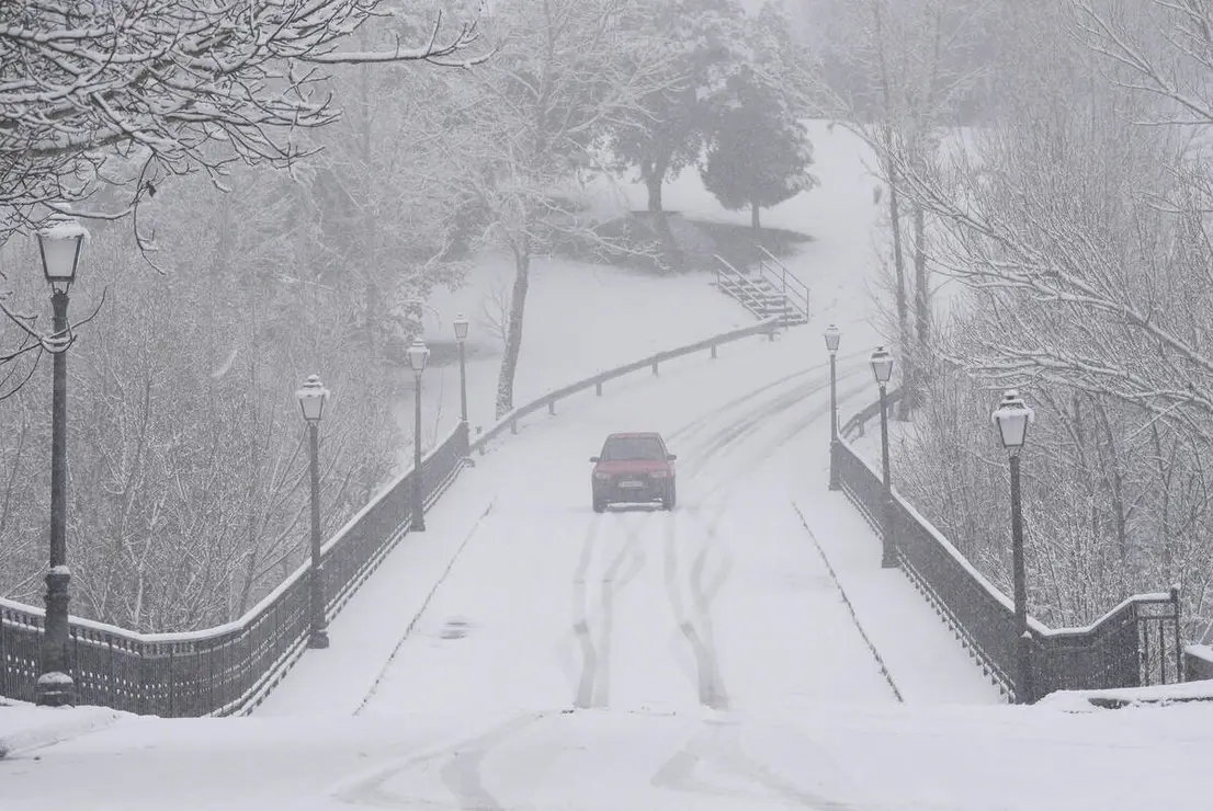 Temporal de nieve en El Bierzo