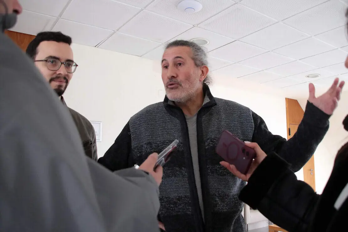 El coordinador auton&oacute;mico de Podemos y candidato de Podemos-Alianza Verde a la Presidencia de la Junta de Castilla y Le&oacute;n, Miguel &Aacute;ngel Llamas, participa en la charla-coloquio &lsquo;&iquest;Un solo Le&oacute;n puede ser un Le&oacute;n mejor?&rsquo;