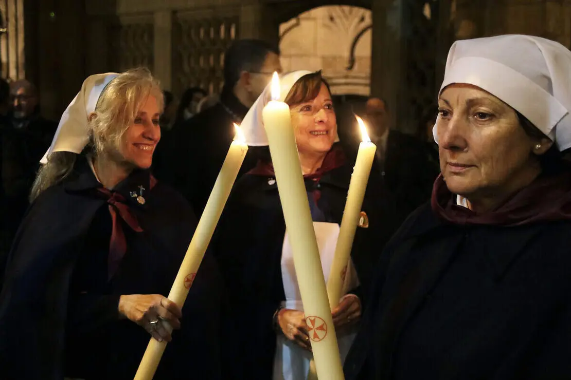 Procesi&oacute;n de antorchas de la Hospitalidad de Nuestra Se&ntilde;ora de Lourdes