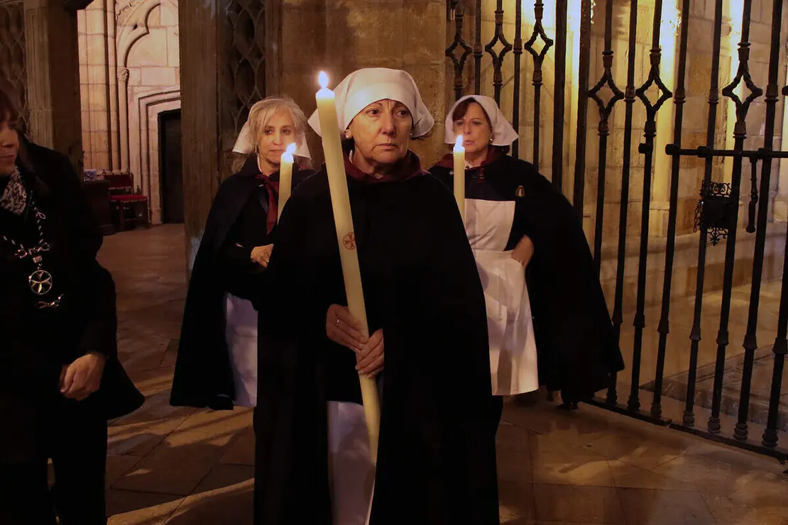 Procesi&oacute;n de antorchas de la Hospitalidad de Nuestra Se&ntilde;ora de Lourdes