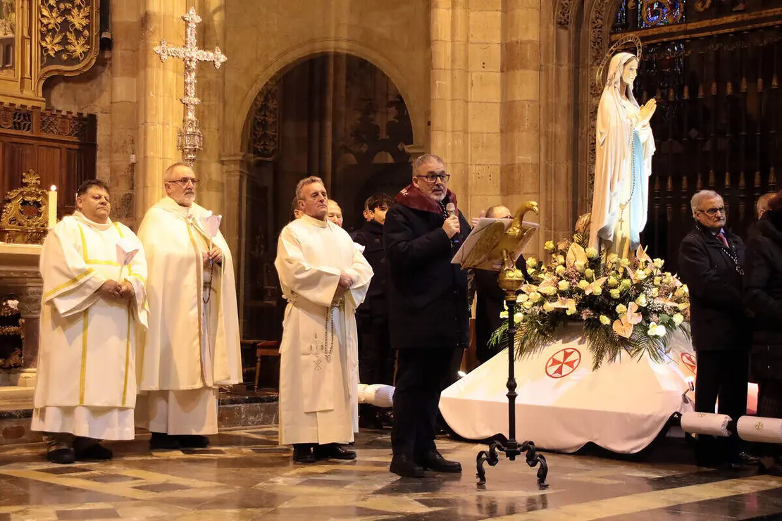 Procesi&oacute;n de antorchas de la Hospitalidad de Nuestra Se&ntilde;ora de Lourdes
