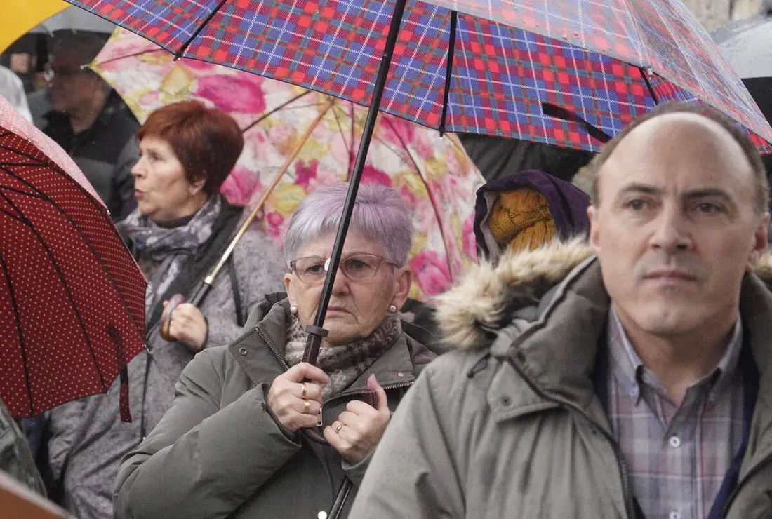 Manifestaci&oacute;n de los ayuntamientos de Toreno, P&aacute;ramo del Sil y Berlanga del Bierzo (Le&oacute;n), para reclamar mejoras sanitarias en el medio rural