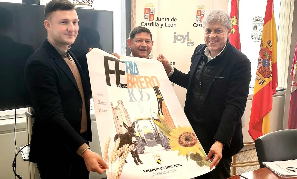 La Feria de febrero de Valencia de Don Juan (Le&oacute;n), dedicada fundamentalmente al sector agrario, se celebra del 19 al 21 de febrero en el Complejo La Isla, con m&aacute;s de 160 expositores en su edici&oacute;n 105, seg&uacute;n se explic&oacute; hoy en la presentaci&oacute;n del encuentro, celebrada en la Delegaci&oacute;n Territorial de la Junta en Le&oacute;n.