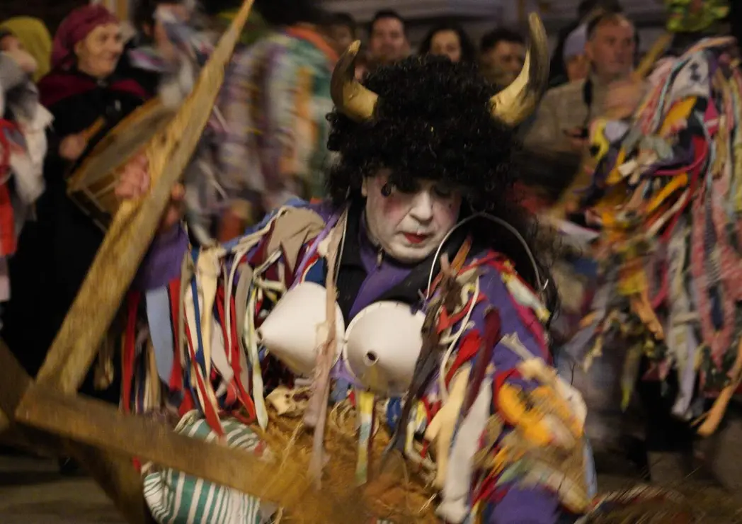 Celebraci&oacute;n del Entroido Berciano este s&aacute;bado dando inicio al Carnaval de Ponferrada.
Foto: C&eacute;sar S&aacute;nchez.