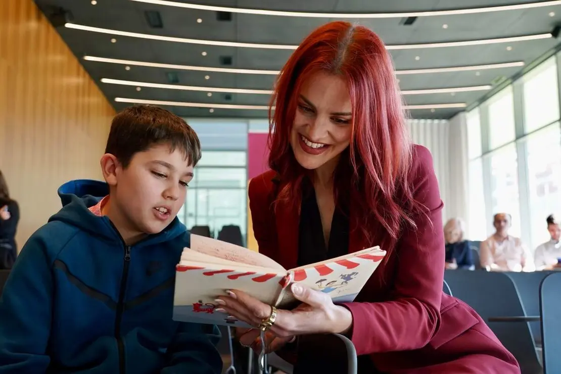 El alcalde de Le&oacute;n, Jos&eacute; Antonio Diez, visita las instalaciones del CEBT (Complejo de Empresas de Base Tecnol&oacute;gica) junto a la astronauta Sara Garc&iacute;a Alonso y la rectora de la Universidad de Le&oacute;n, Nuria Gonz&aacute;lez