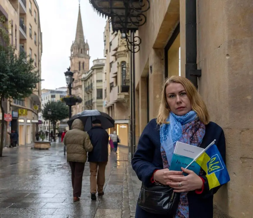 Natalia Polishchuck, ucraniana asentada en Salamanca.