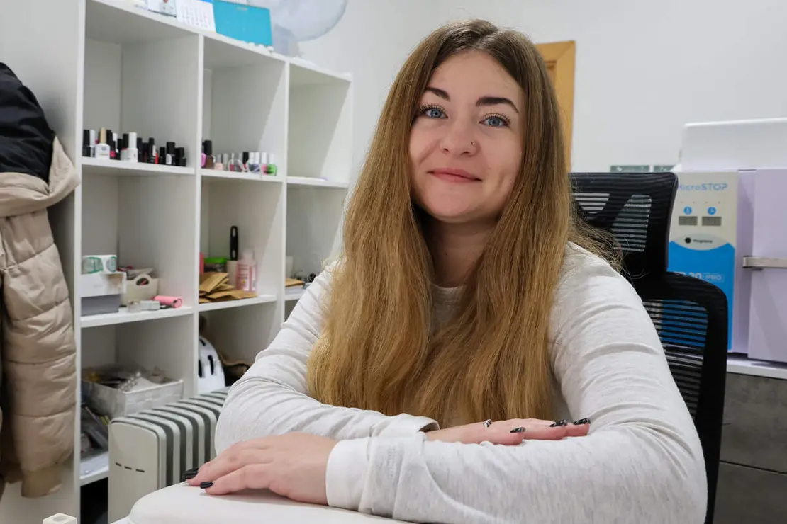 La Ukraniana Nadia en la ciudad de Le&oacute;n donde vive