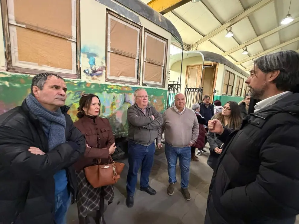 Visita talleres reparaci&oacute;n ferrocarril