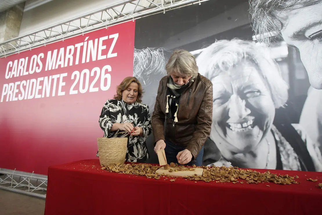 El candidato Partido Socialista a la Presidencia de la Junta de Castilla y Le&oacute;n, Carlos Mart&iacute;nez, durante el acto p&uacute;blico del partido en Ponferrada