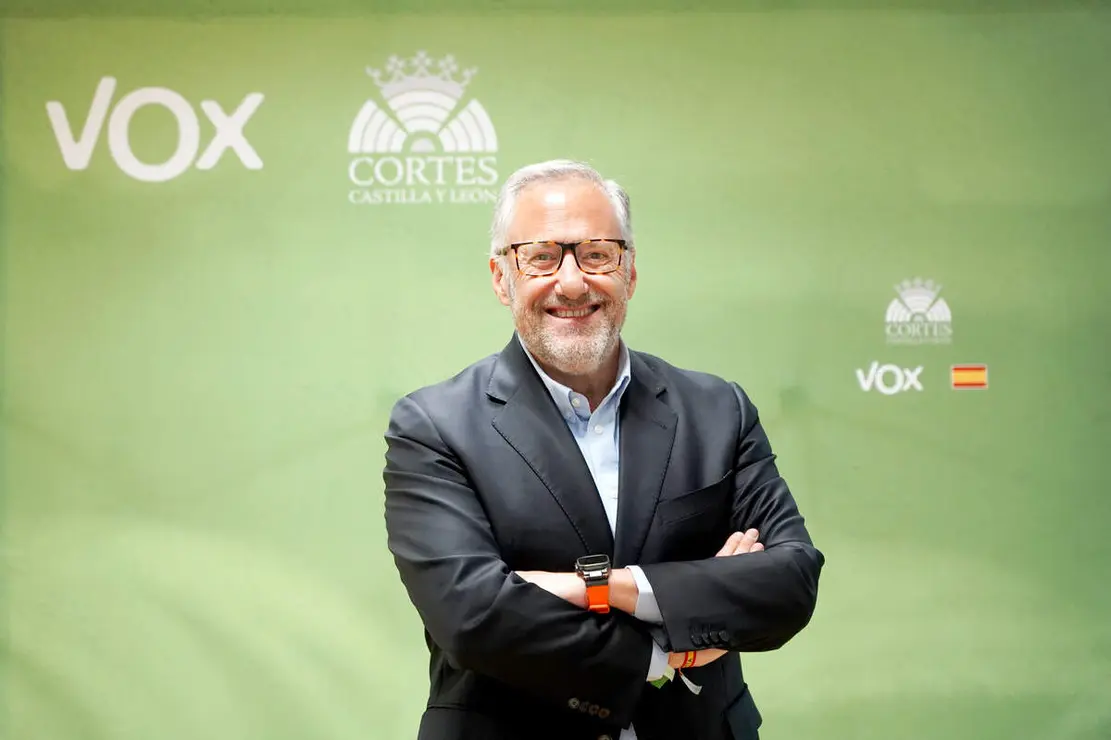 Carlos Poll&aacute;n, candidato a la presidencia de la Junta de Castilla y Le&oacute;n por Vox
