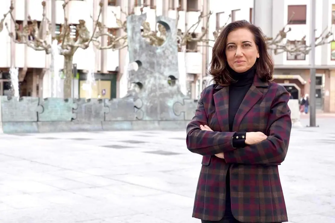 La candidata a la Presidencia de la Junta de la UPL, Alicia Gallego