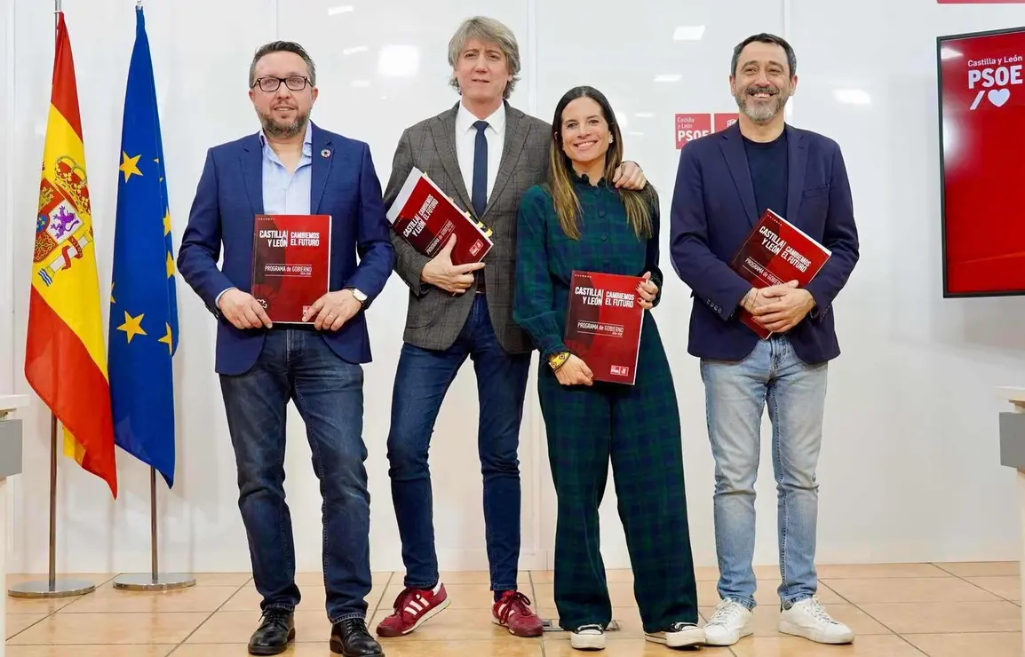 El candidato del PSOE a la Presidencia de la Junta, Carlos Mart&iacute;nez, presenta su programa de gobierno para las elecciones auton&oacute;micas del 15 de marzo