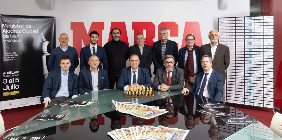 El mundo del deporte arrop&oacute; este martes&nbsp;en Madrid al Magistral de Ajedrez de Le&oacute;n, que celebr&oacute; la puesta de largo de su XXXIX edici&oacute;n en la sede del Diario Marca, arropado por representantes de instituciones, patrocinadores y personalidades del mundo del ajedrez.