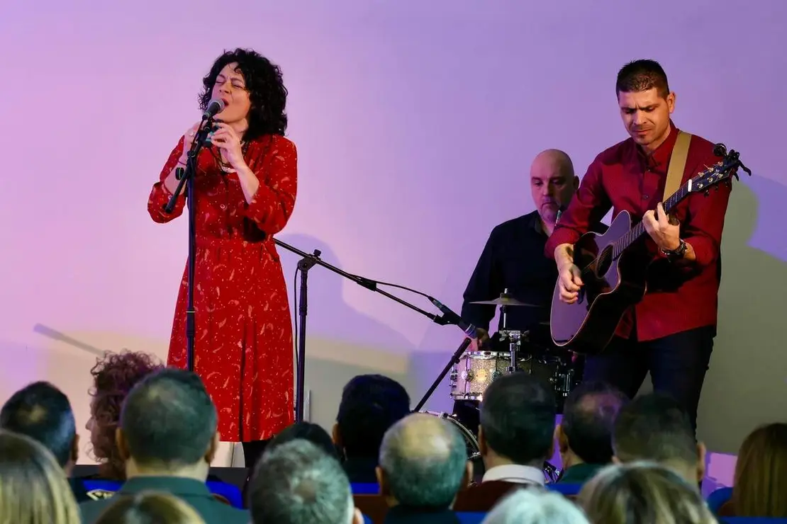 Acto conmemorativo del D&iacute;a Internacional de la Mujer en Le&oacute;n en el que participan la rectora de la ULE, Nuria Gonz&aacute;lez; el alcalde de la capital, Jos&eacute; Antonio Diez; el presidente de la Diputaci&oacute;n Provincial, Gerardo &Aacute;lvarez Courel y el delegado territorial de la Junta, Eduardo Diego