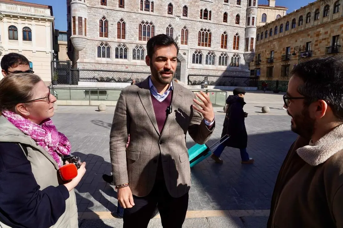 El portavoz del Grupo Municipal del Partido Popular en el Ayuntamiento de Le&oacute;n, David Fern&aacute;ndez, habla sobre cultura y patrimonio municipal