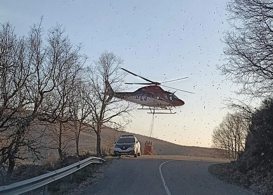 Incendio en el municipio de Ig&uuml;e&ntilde;a (Le&oacute;n)