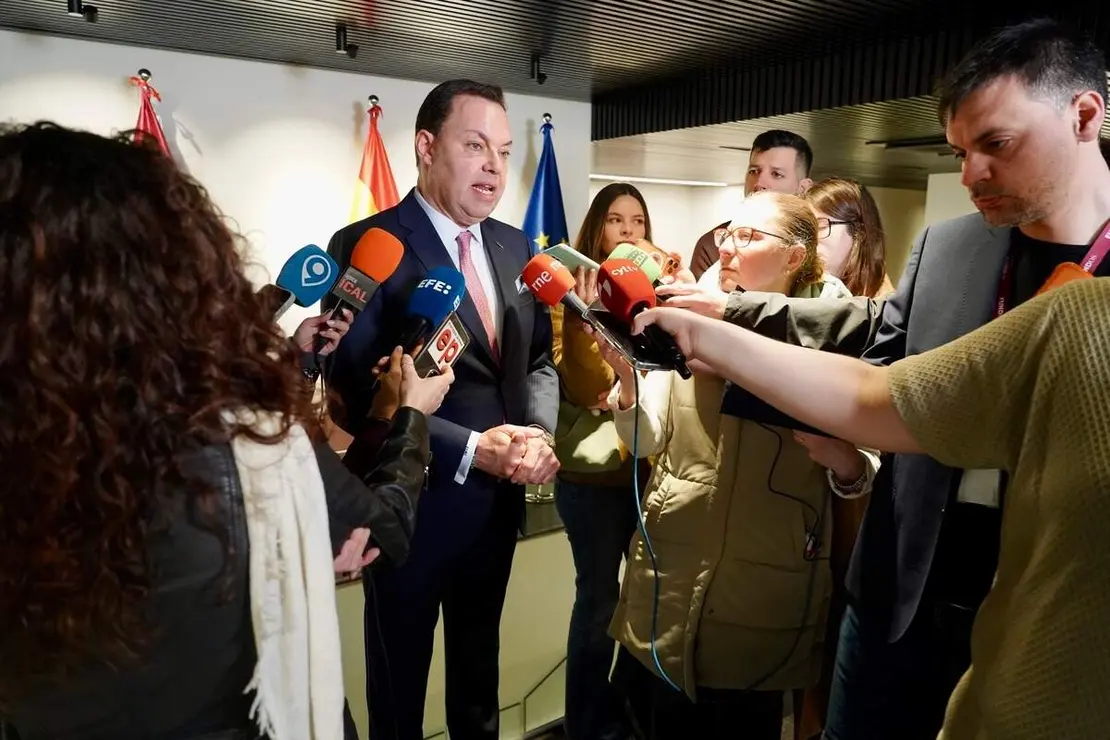 El director general de la Fundaci&oacute;n Obra Social de Castilla y Le&oacute;n (Fundos), Jos&eacute; Mar&iacute;a Viejo, presenta la memoria anual de actividades del a&ntilde;o 2025