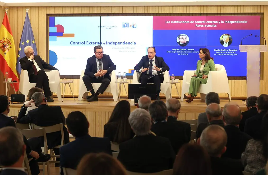 El presidente del Consejo de Cuentas de Castilla y Le&oacute;n, Mario Amilivia, interviene en el Encuentro de Alto Nivel organizado por el Tribunal de Cuentas, en colaboraci&oacute;n con la Iniciativa de Desarrollo de la Asociaci&oacute;n Internacional de Entidades Fiscalizadoras Superiores.