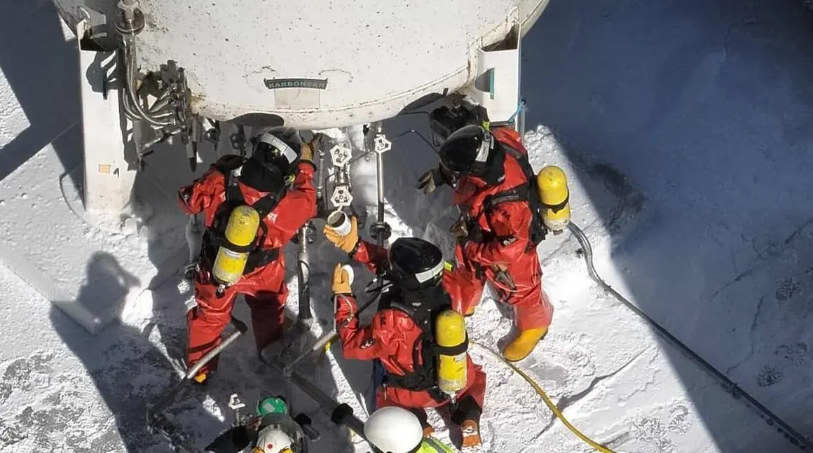 Fuga de gas en Fuentes de B&eacute;jar (Salamanca)