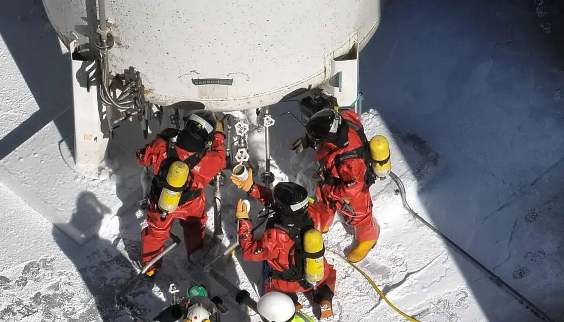 Fuga de gas en Fuentes de B&eacute;jar (Salamanca)