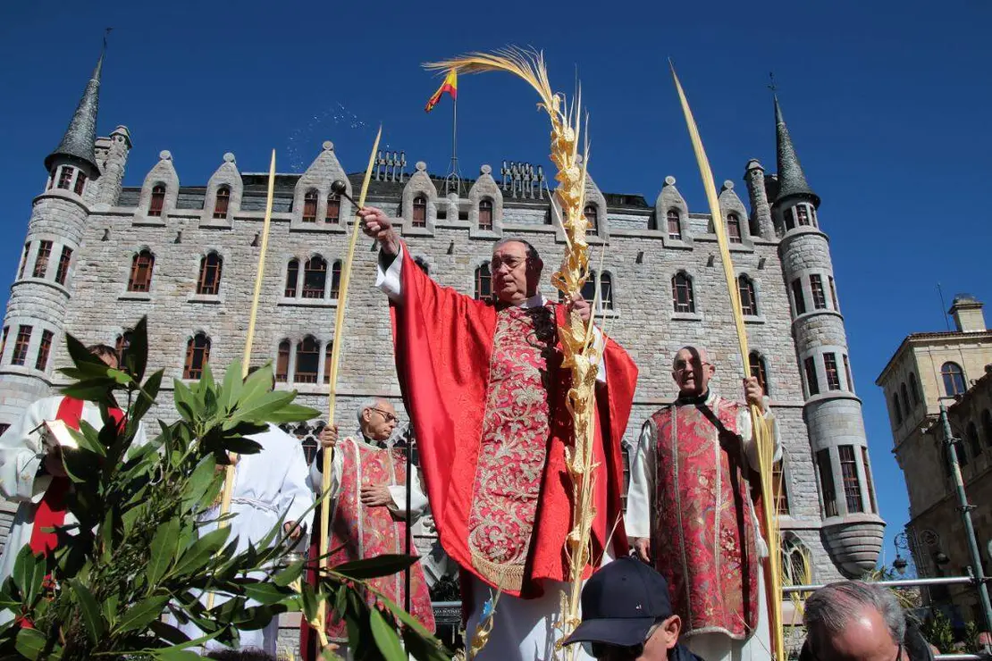 La Procesi&oacute;n de las Palmas inaugura la Semana Santa en una ma&ntilde;ana cargada de devoci&oacute;n. Fotos: Peio Garc&iacute;a