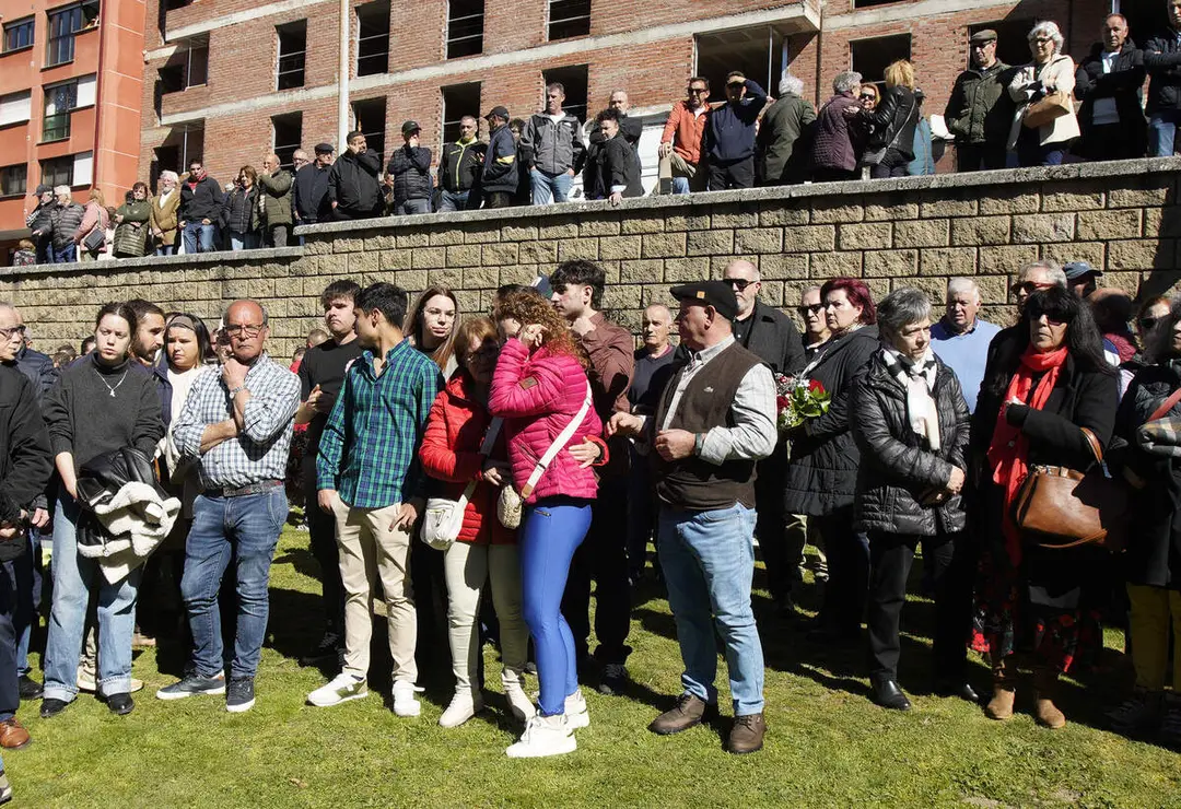 Homenaje del Ayuntamiento de Villablino (Le&oacute;n), a los mineros fallecidos en el accidente de Cerredo (Asturias)