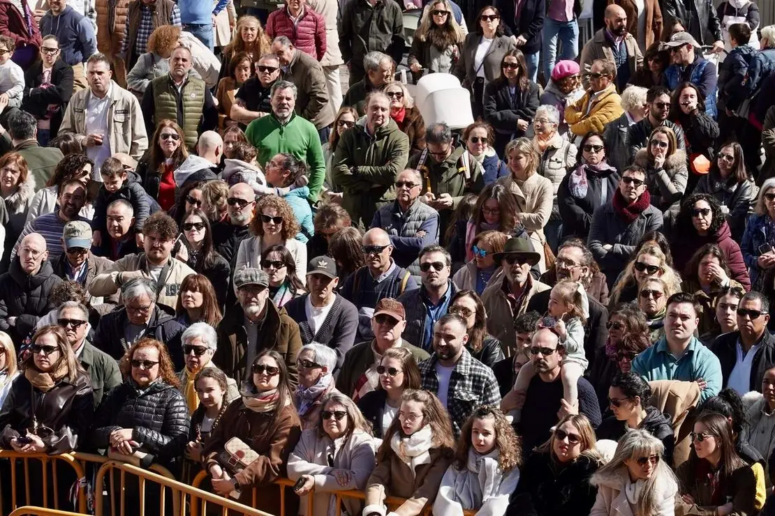 Celebraci&oacute;n del preg&oacute;n a caballo organizado por la Cofrad&iacute;a de las Siete Palabras de Jes&uacute;s en la Cruz