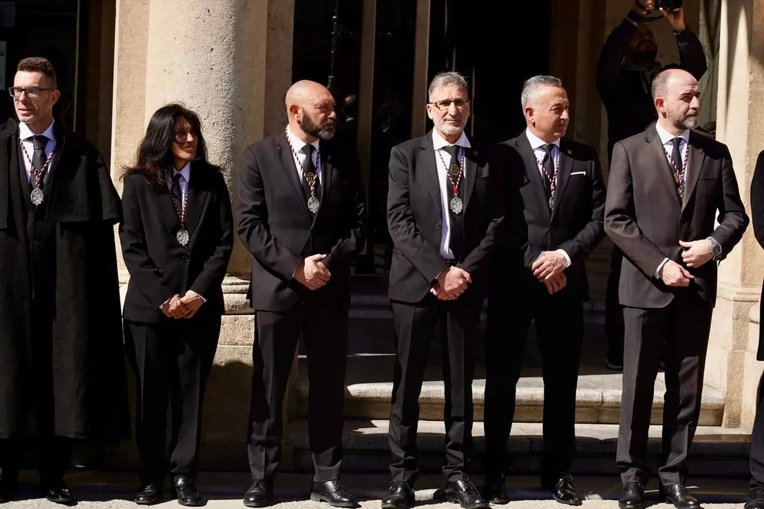Celebraci&oacute;n del preg&oacute;n a caballo organizado por la Cofrad&iacute;a de las Siete Palabras de Jes&uacute;s en la Cruz