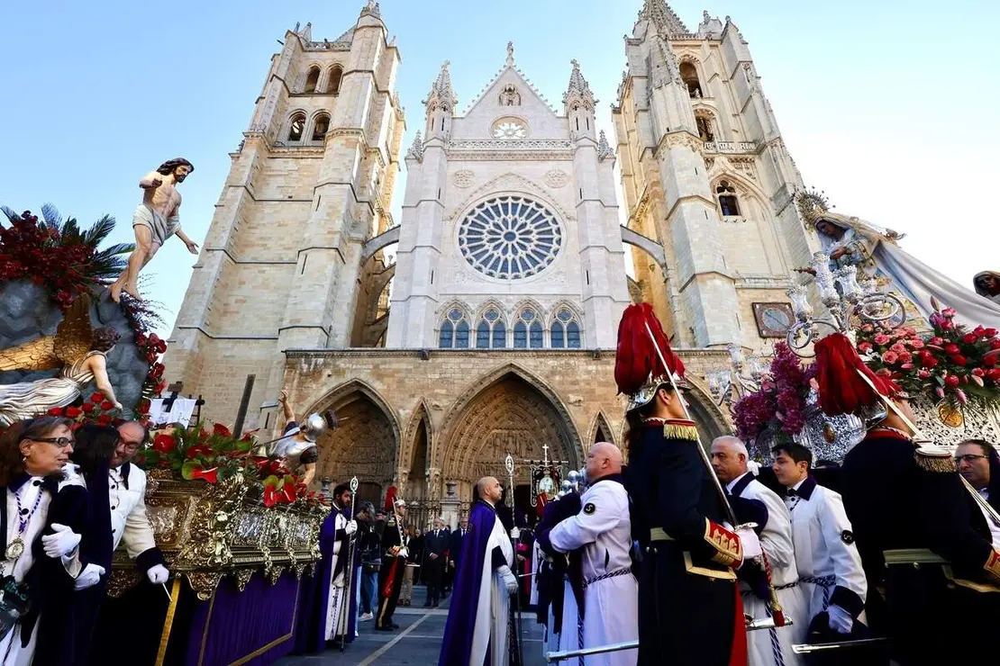 La Real Hermandad de Jes&uacute;s Divino Obrero organiza la procesi&oacute;n del Encuentro de la Semana Santa de Le&oacute;n