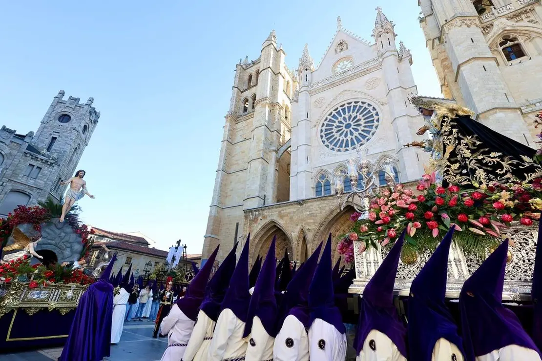 La Real Hermandad de Jes&uacute;s Divino Obrero organiza la procesi&oacute;n del Encuentro de la Semana Santa de Le&oacute;n