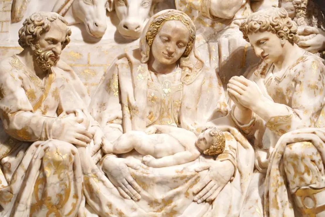 El Ministerio de Cultura ha culminado la restauraci&oacute;n del trascoro de la Catedral de Le&oacute;n, una de las grandes joyas del Renacimiento espa&ntilde;ol. La intervenci&oacute;n, que ha contado con una inversi&oacute;n cercana a los 500.000 euros, pone fin a un proceso iniciado en 2019 y que ha combinado investigaci&oacute;n, tecnolog&iacute;a avanzada y restauraci&oacute;n artesanal. Fotos: Campillo