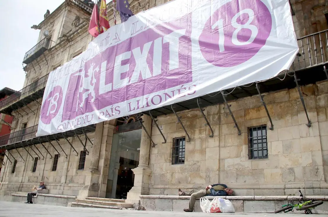 Le&oacute;n acoge el V Camino a la Libertad organizado por Conceyu Pa&iacute;s Llion&eacute;s y Xuntanza Llionesista