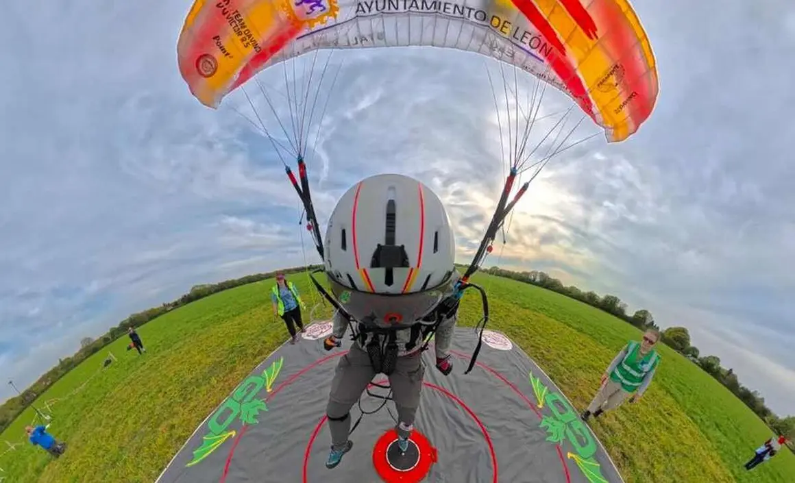 Moncho, durante una de sus competiciones.