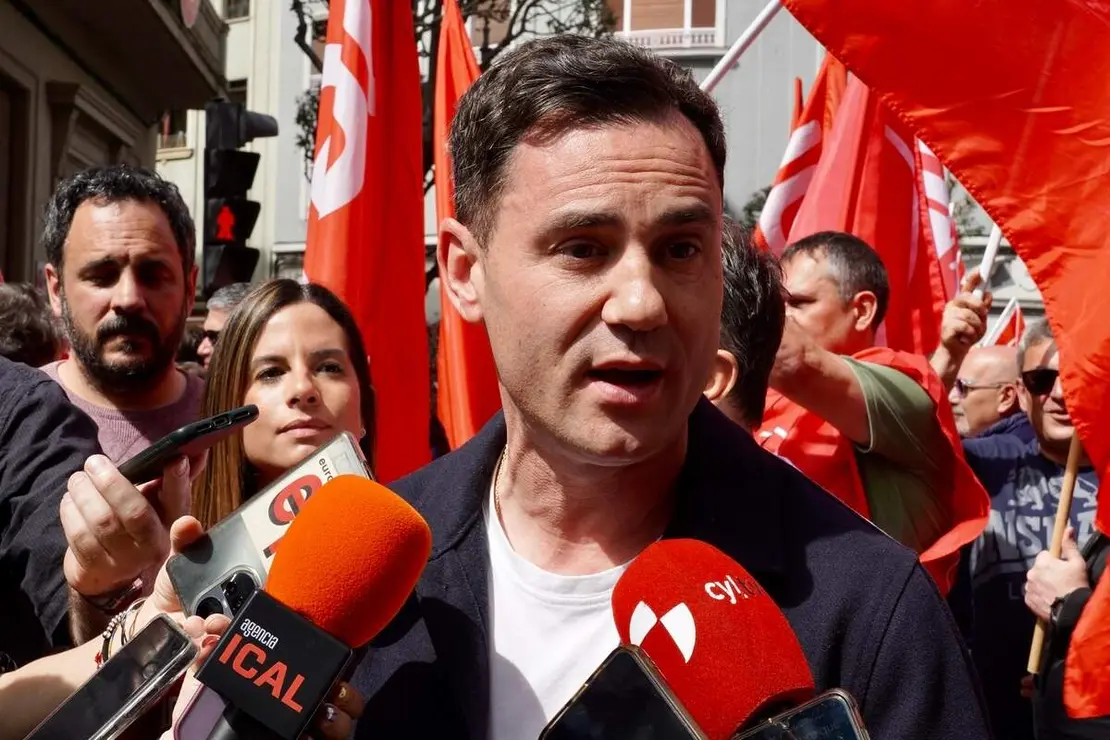 Manifestaci&oacute;n del 1&ordm; de Mayo convocada por UGT y CCOO en Le&oacute;n