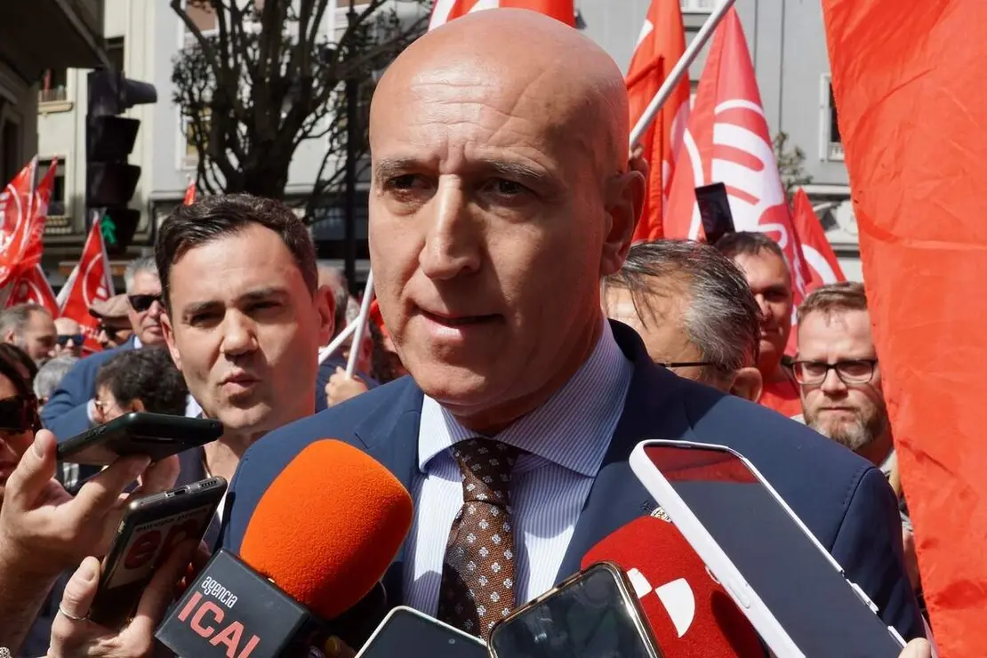 Manifestaci&oacute;n del 1&ordm; de Mayo convocada por UGT y CCOO en Le&oacute;n